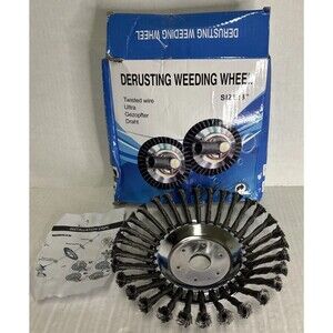 Derusting Weeding Wheel Size 8 inch~ Wheel Only~No Accessories~New In Box